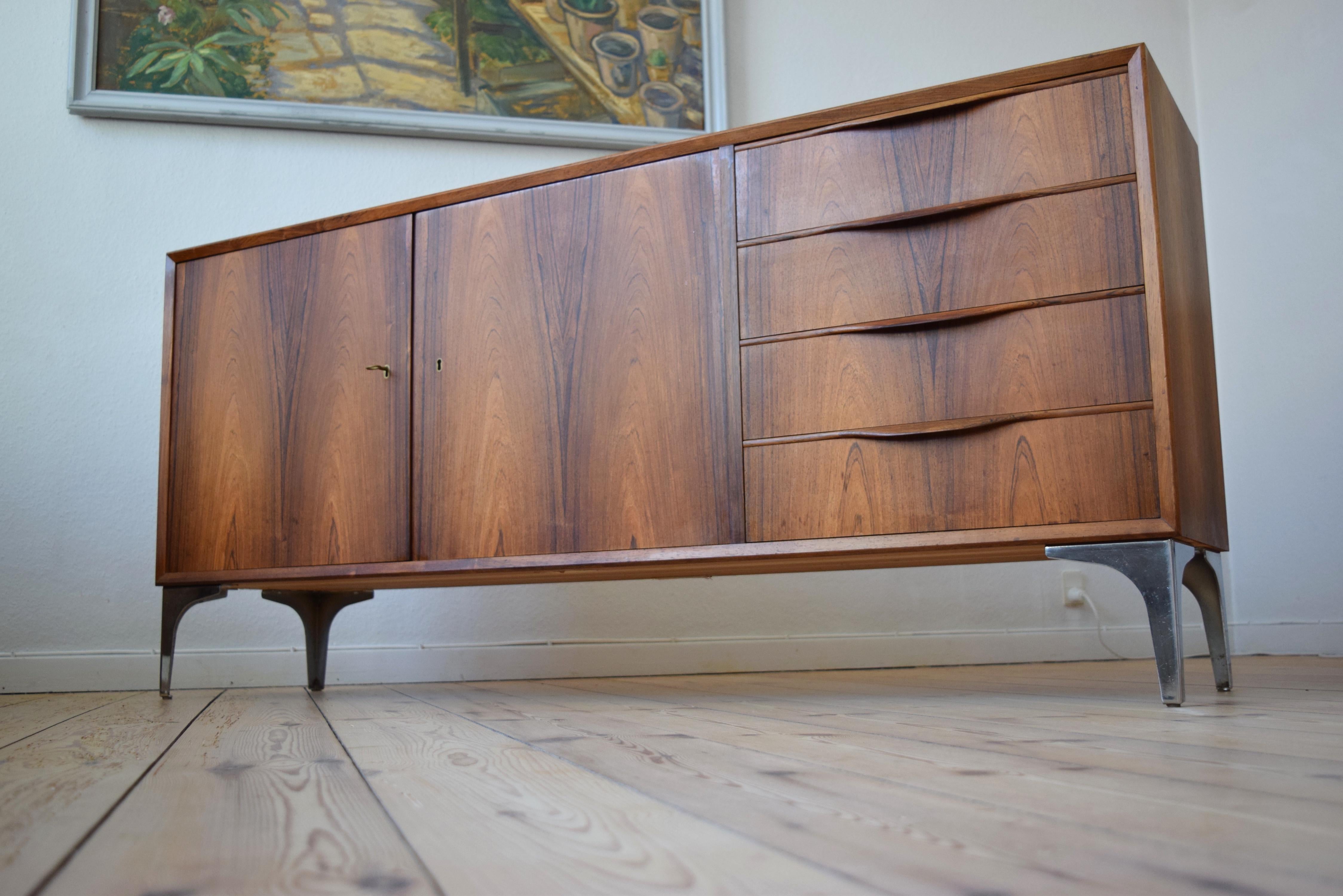 Danish Rosewood Sideboard by Erling Torvits, 1960s 6