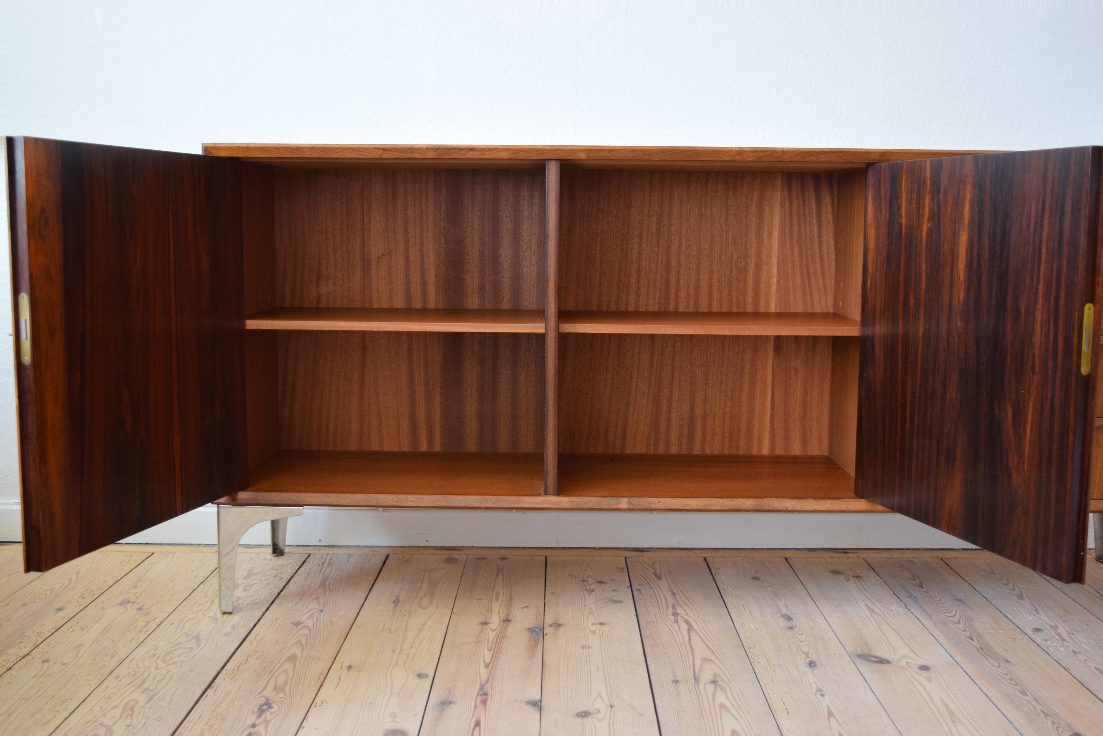 Mid-Century Modern Danish Rosewood Sideboard by Erling Torvits, 1960s