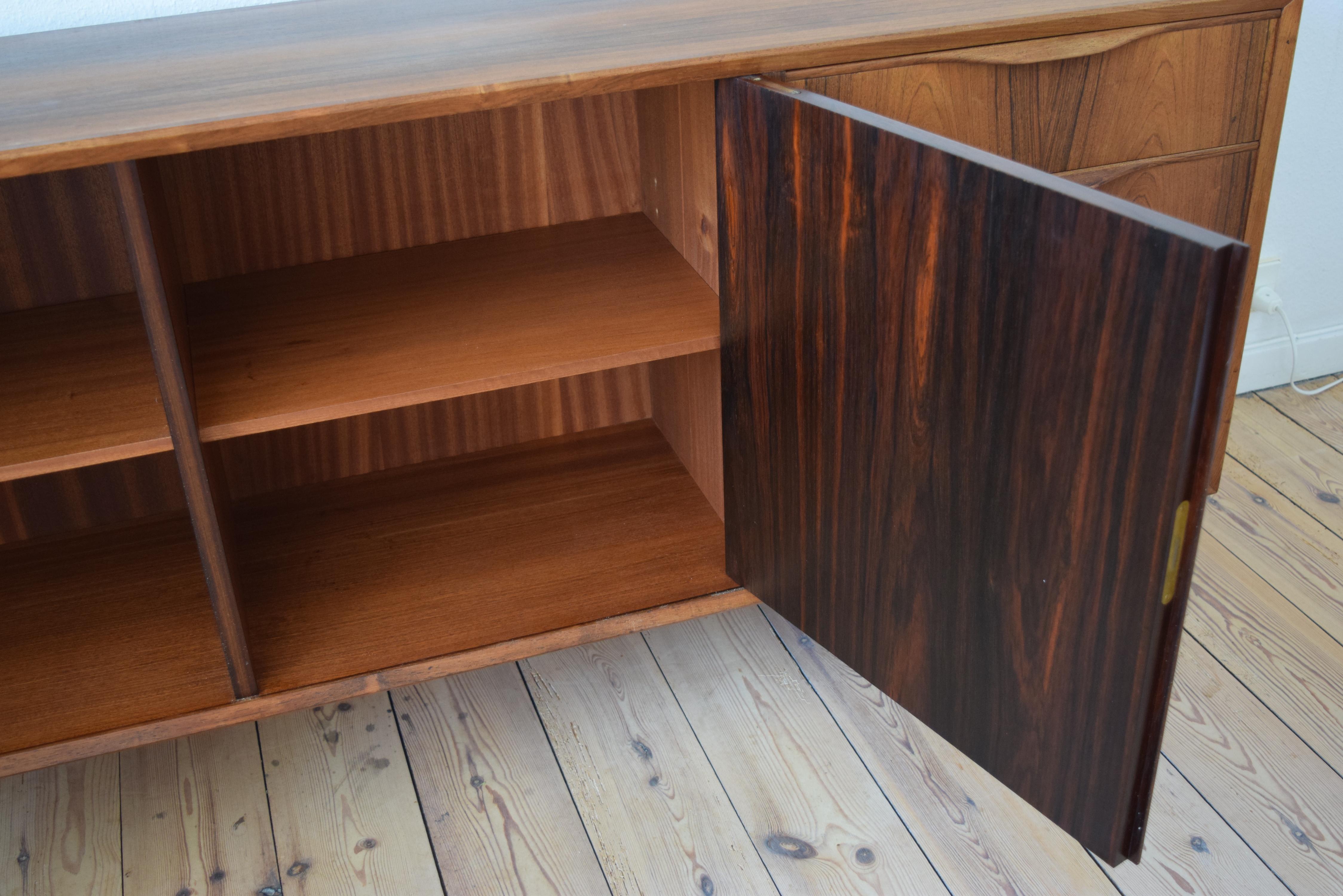 Danish Rosewood Sideboard by Erling Torvits, 1960s In Good Condition In Nyborg, DK