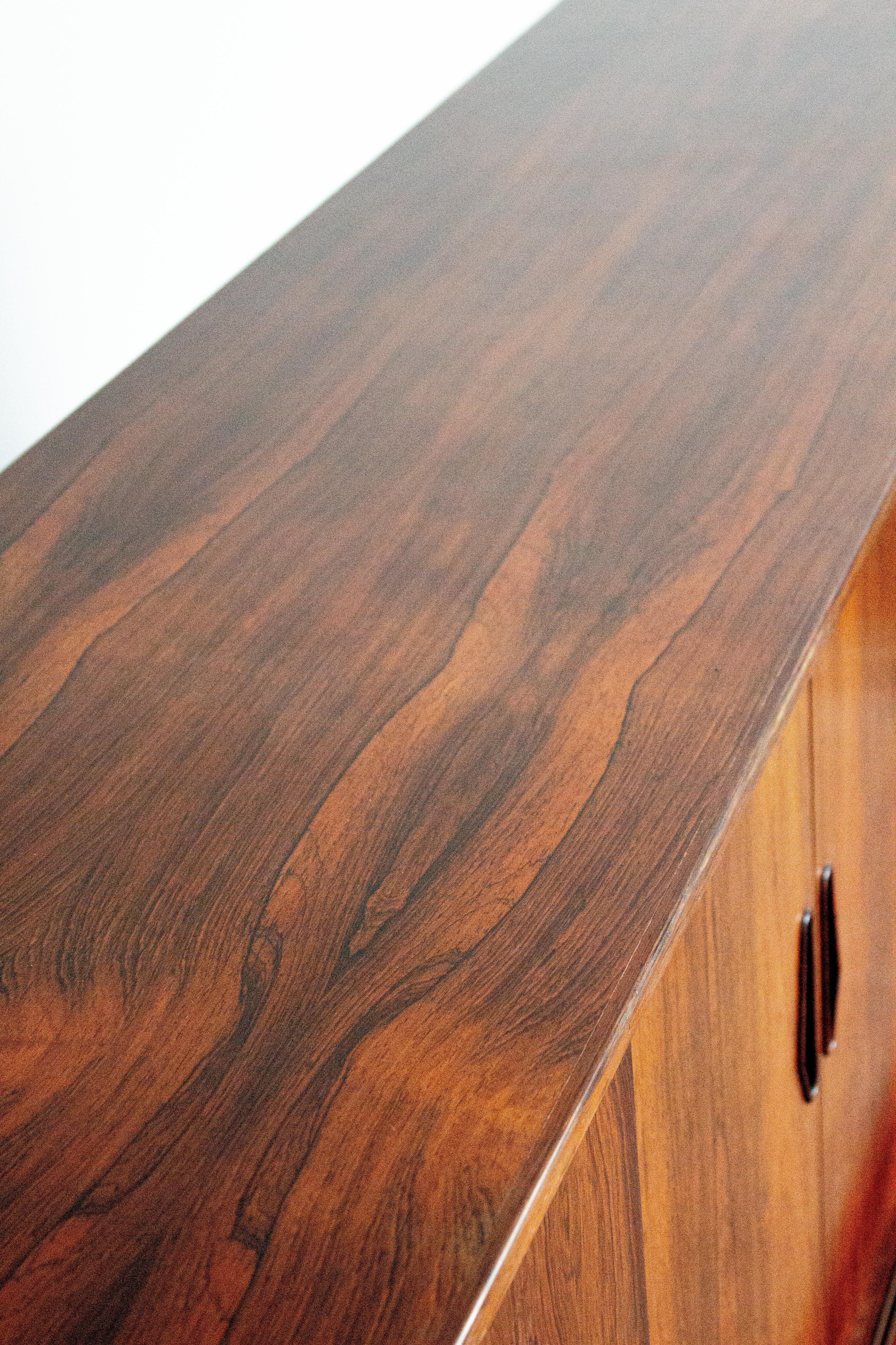 Dänisches palisanderholz-sideboard von e.w. Bach im Angebot 9