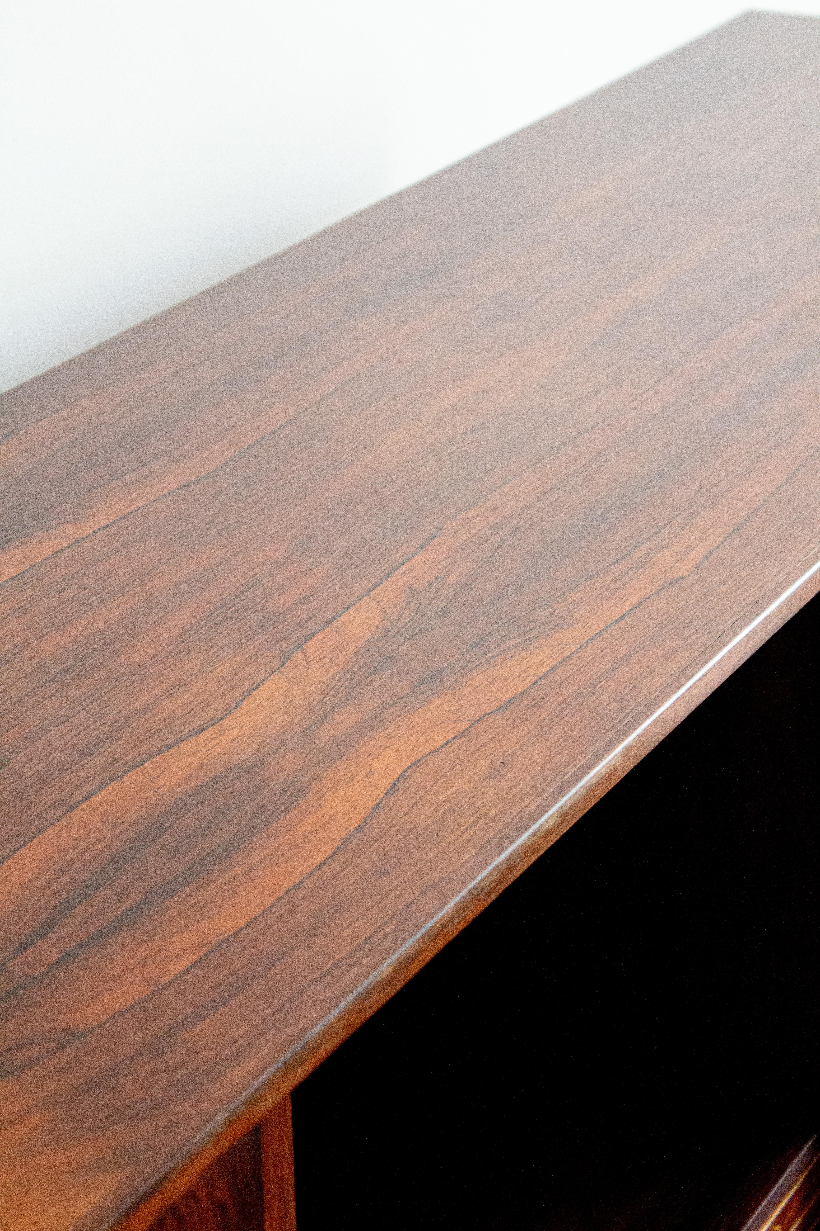Dänisches palisanderholz-sideboard von e.w. Bach im Angebot 14