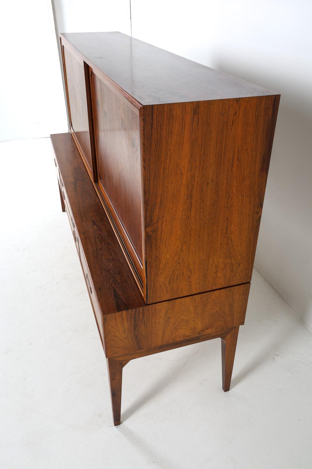 Dänisches Palisander-Sideboard von Kai Kristiansen, ca. 1960er Jahre im Angebot 2