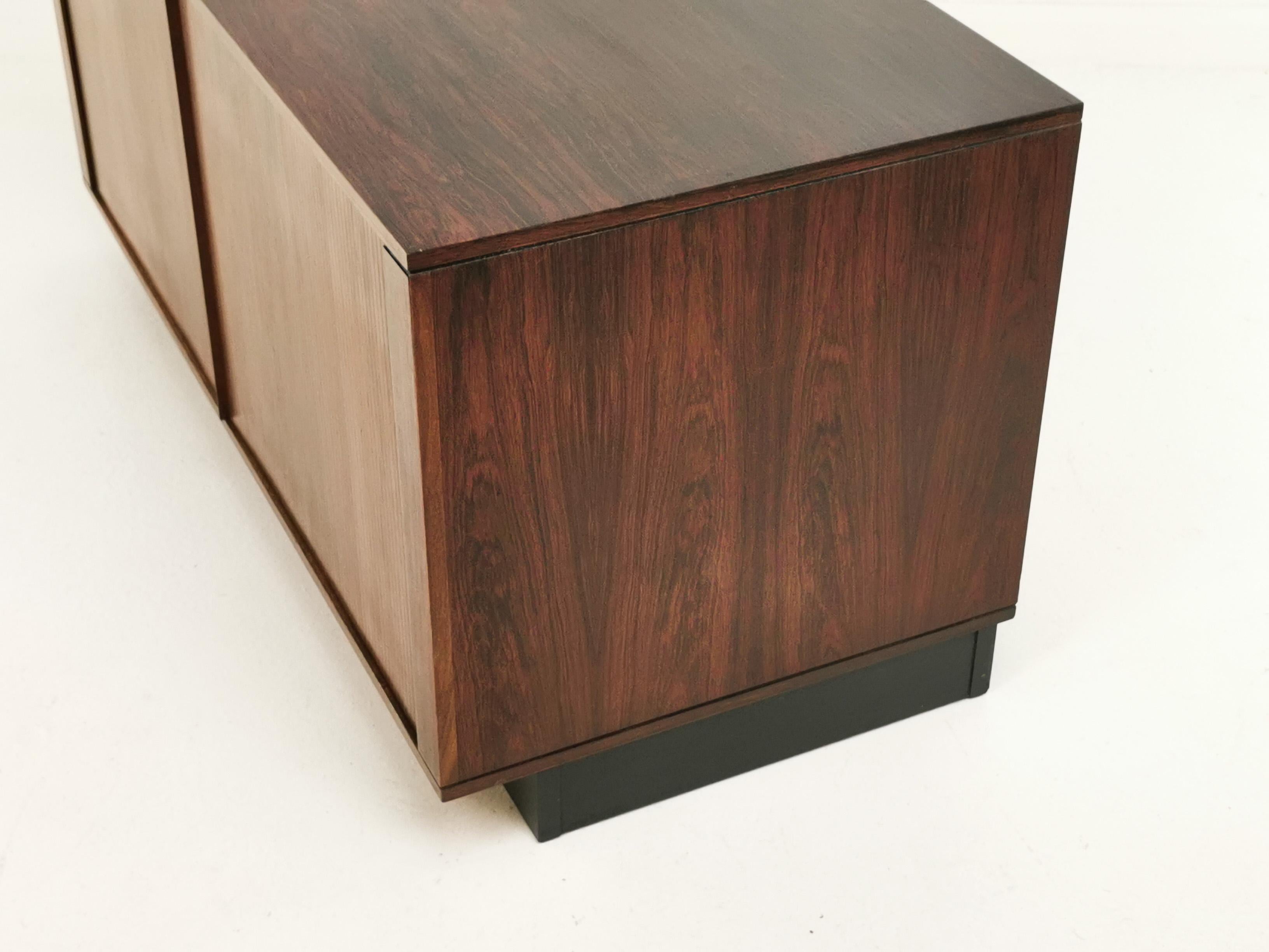Mid-Century Modern Danish Rosewood Sideboard Cabinet by Hornslet Mobelfabrik, Midcentury, 1960s