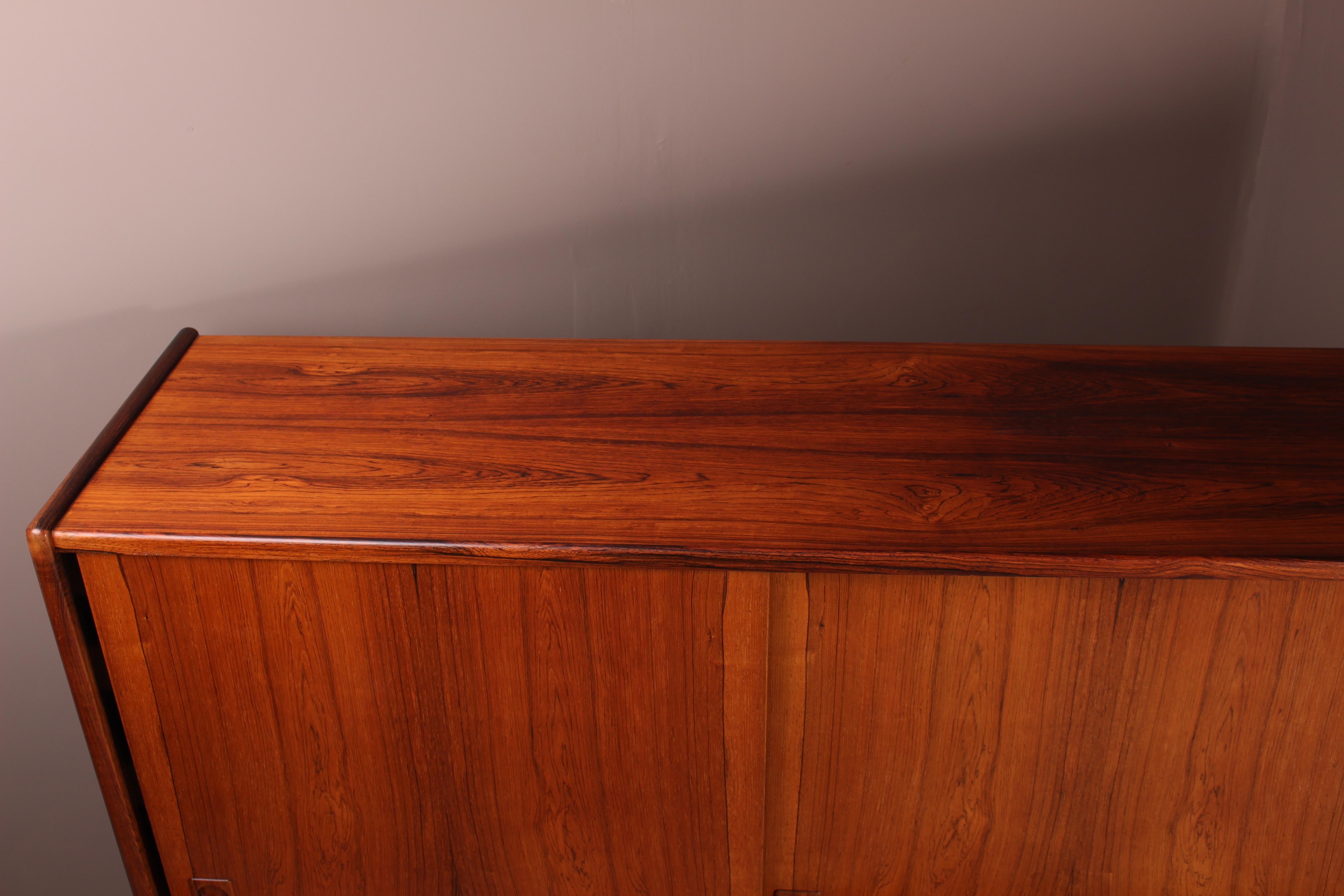 Danish Rosewood Sideboard Credenza by Johannes Andersen, circa 1960 For Sale 6