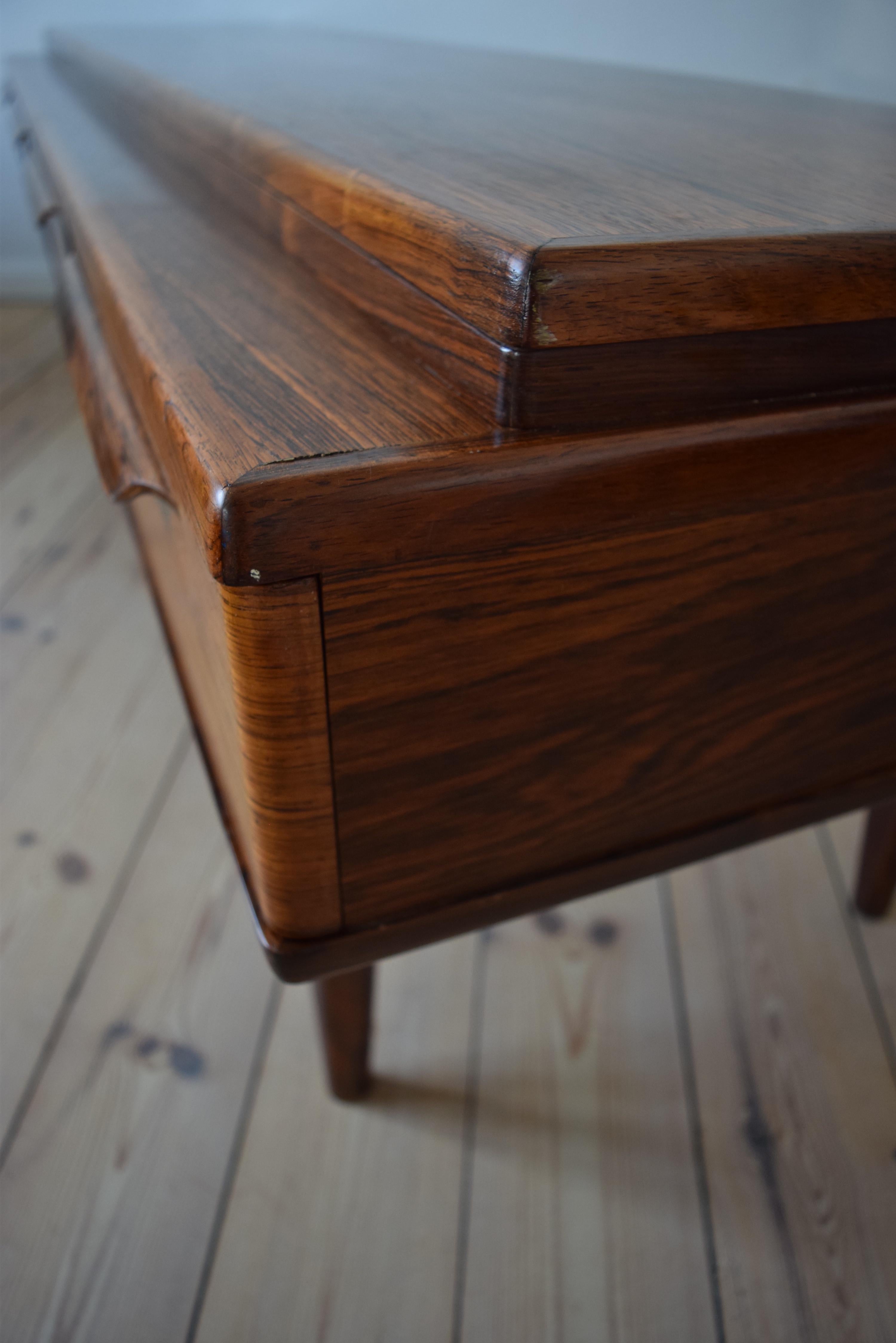 Danish Rosewood Sideboard or Media Console 7