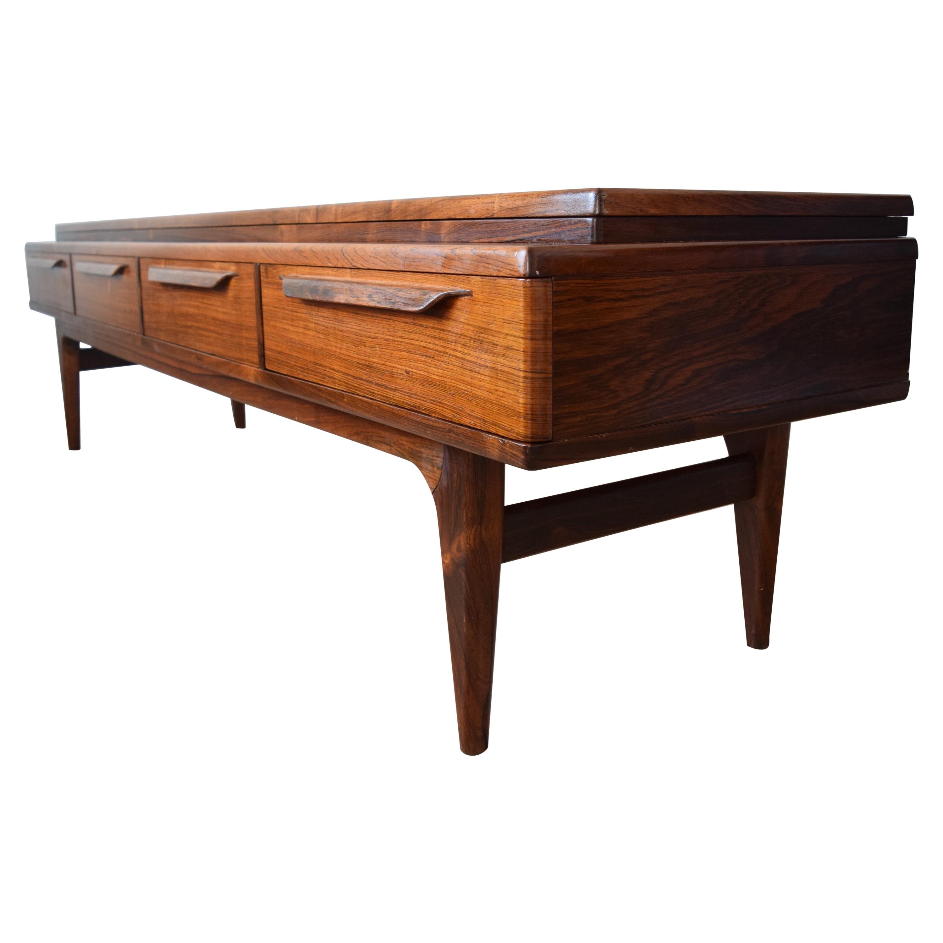 Danish Rosewood Sideboard or Media Console
