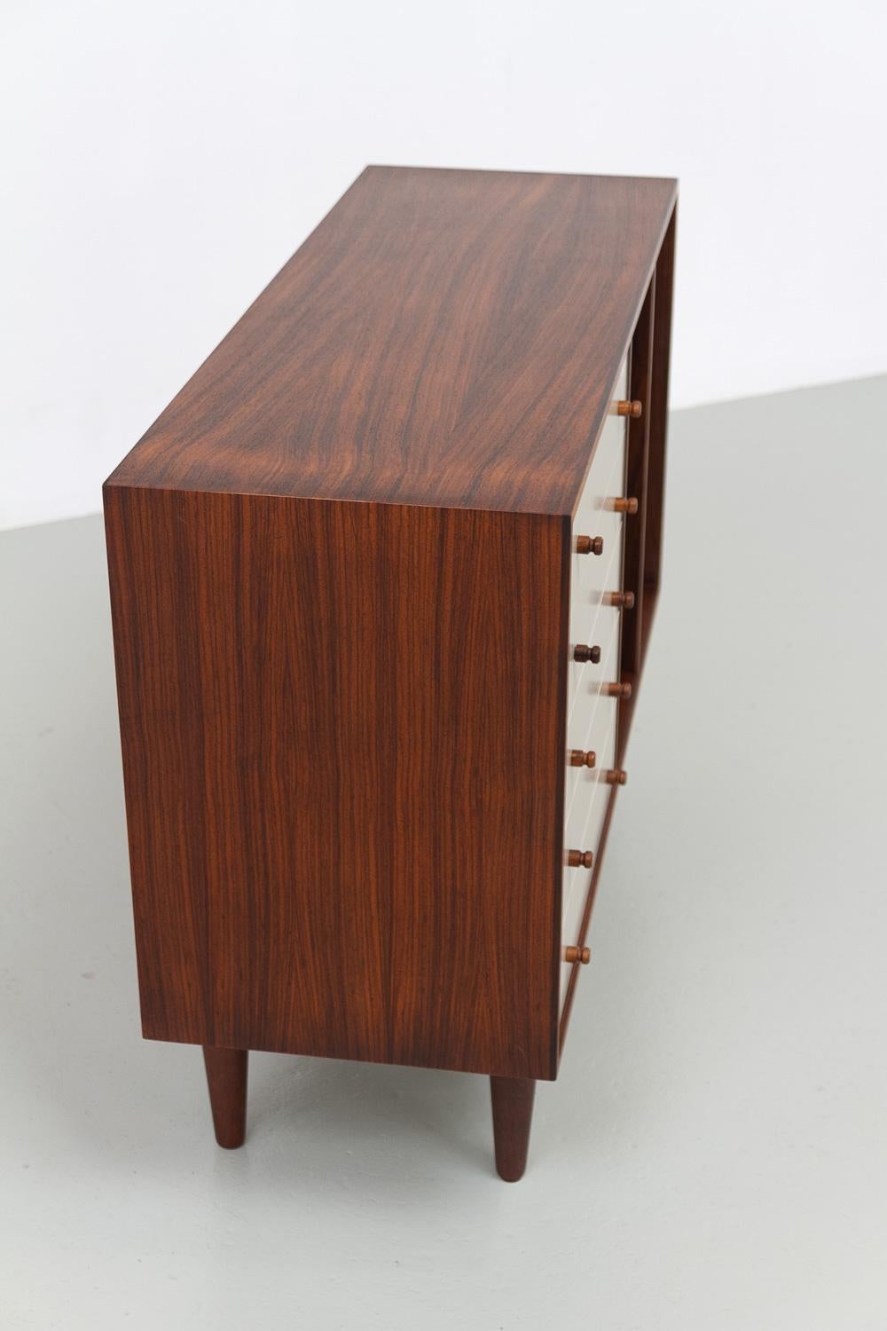 Danish Rosewood Sideboard with Drawers by HG Furniture, 1960s. For Sale 5