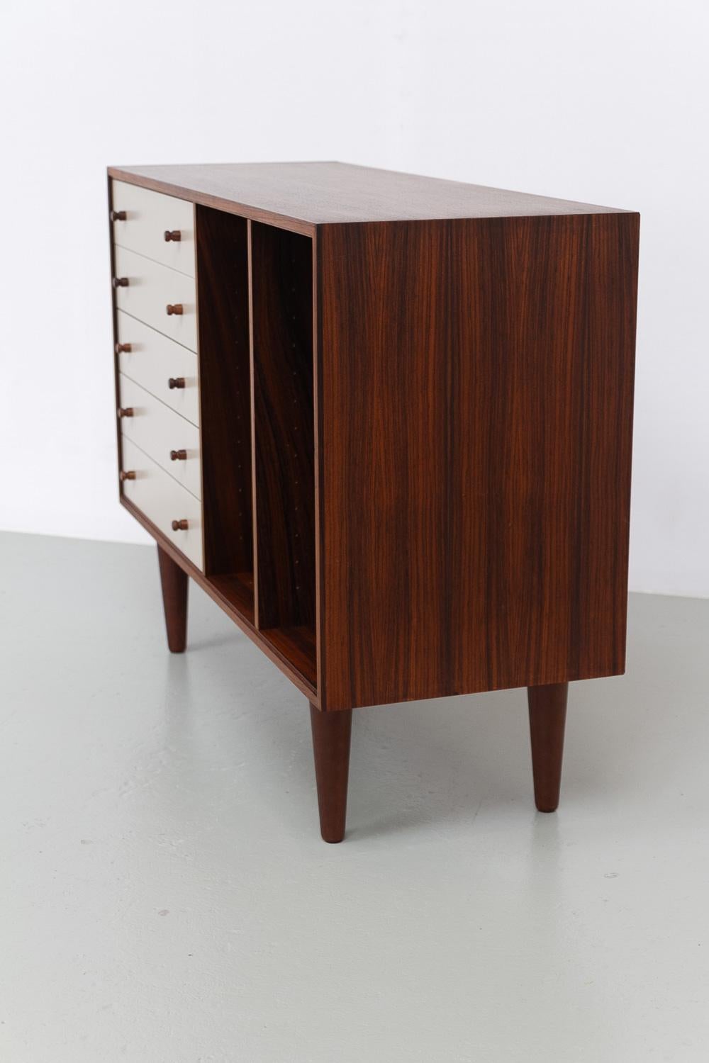 Danish Rosewood Sideboard with Drawers by HG Furniture, 1960s. For Sale 6