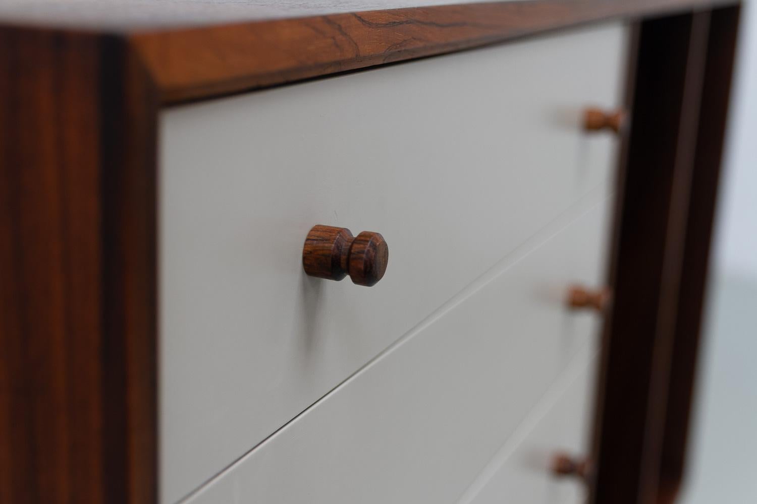 Danish Rosewood Sideboard with Drawers by HG Furniture, 1960s. For Sale 2