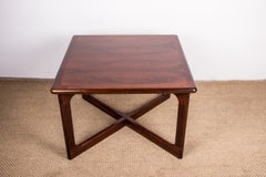 Danish Rosewood Squared Coffee Table from Dyrlund, 1970