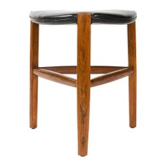 Danish Rosewood Stool by Ole Wanscher / Attrib. for A.J. Iversen / Attrib.