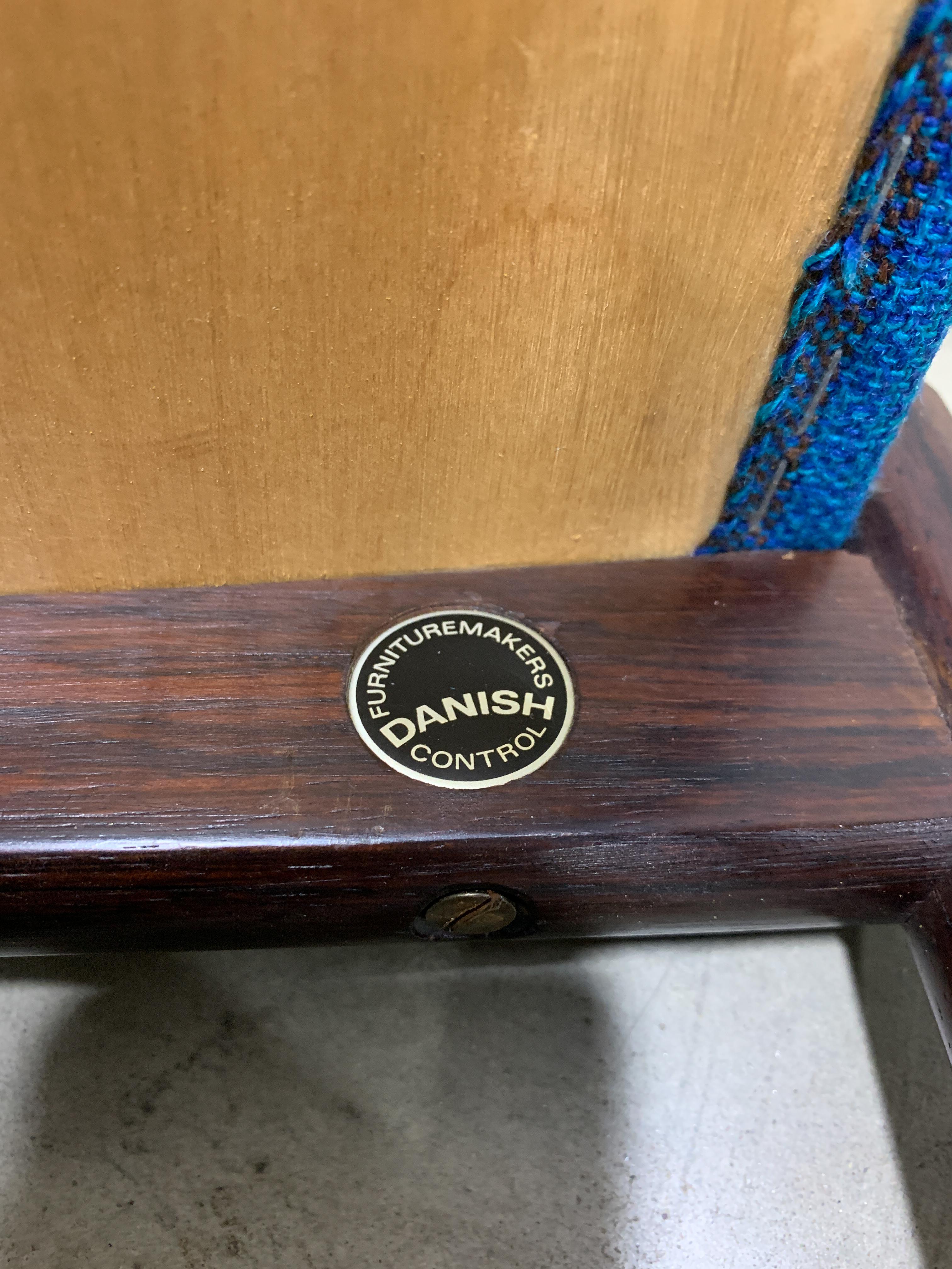 Danish Rosewood Stool by Spottrup In Good Condition In Kalamazoo, MI