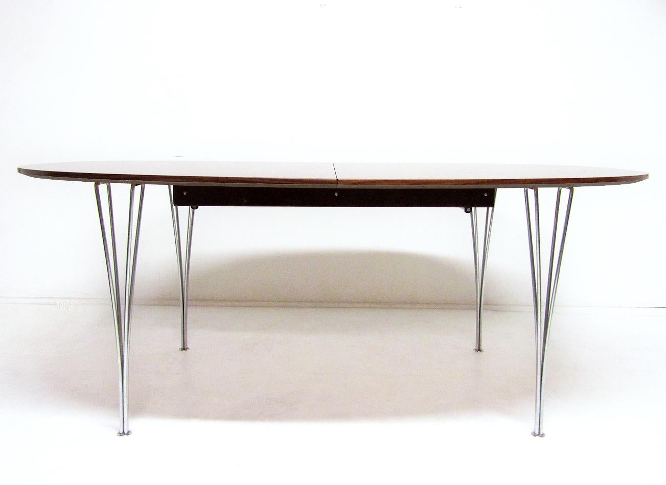 Danish Rosewood Super Ellipse Table by Piet Hein for Fritz Hansen 3