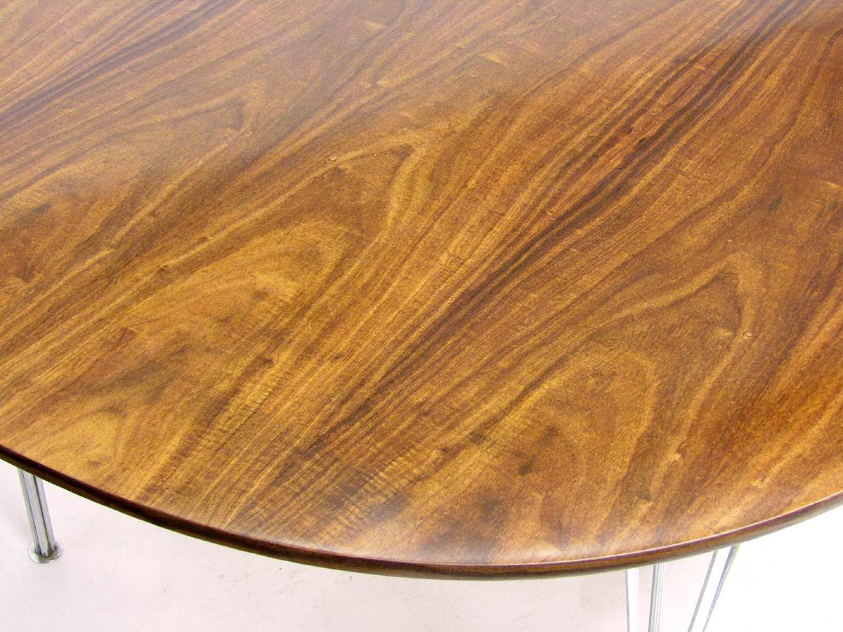 Danish Rosewood Super Ellipse Table by Piet Hein for Fritz Hansen 5