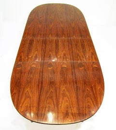 Danish Rosewood Super Ellipse Table by Piet Hein for Fritz Hansen
