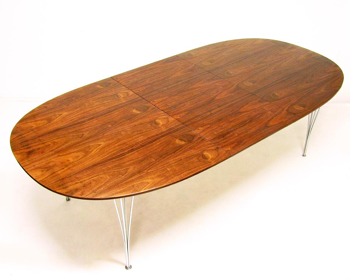 Danish Rosewood Super Ellipse Table by Piet Hein for Fritz Hansen In Good Condition In Shepperton, Surrey