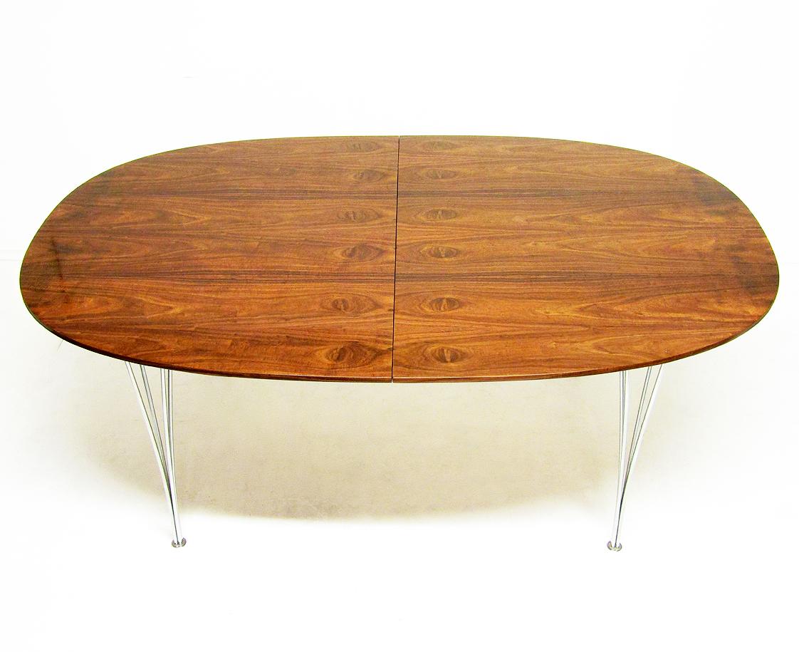 Danish Rosewood Super Ellipse Table by Piet Hein for Fritz Hansen 1