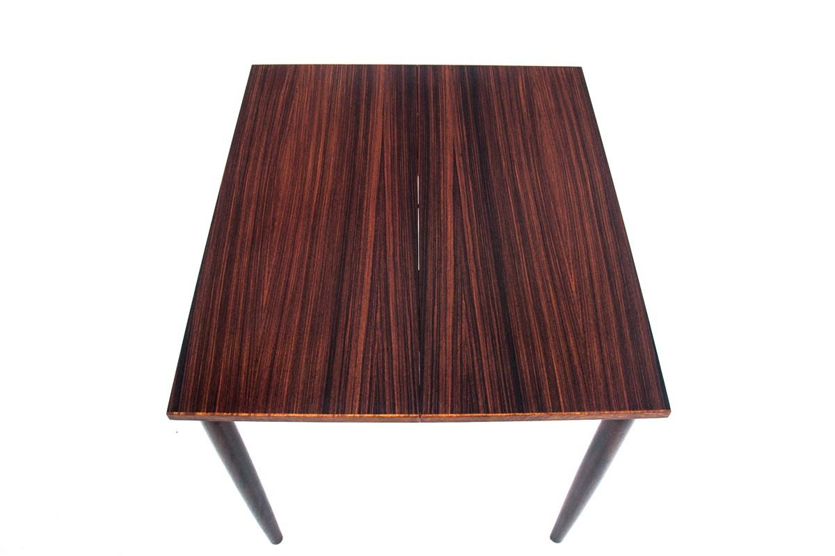 Danish rosewood table, 1960s. In Good Condition For Sale In Chorzów, PL