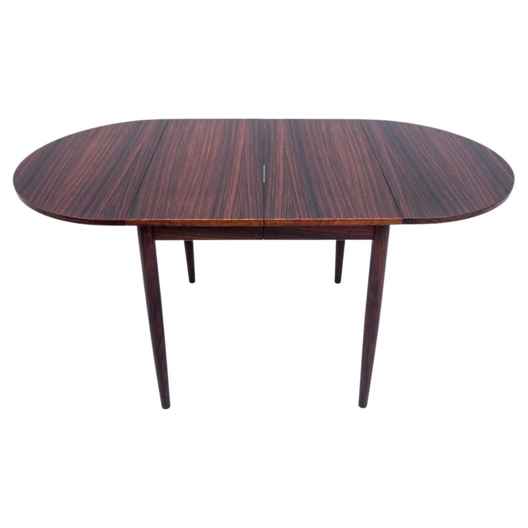 Danish Rosewood Table, 1960s, Renovated For Sale