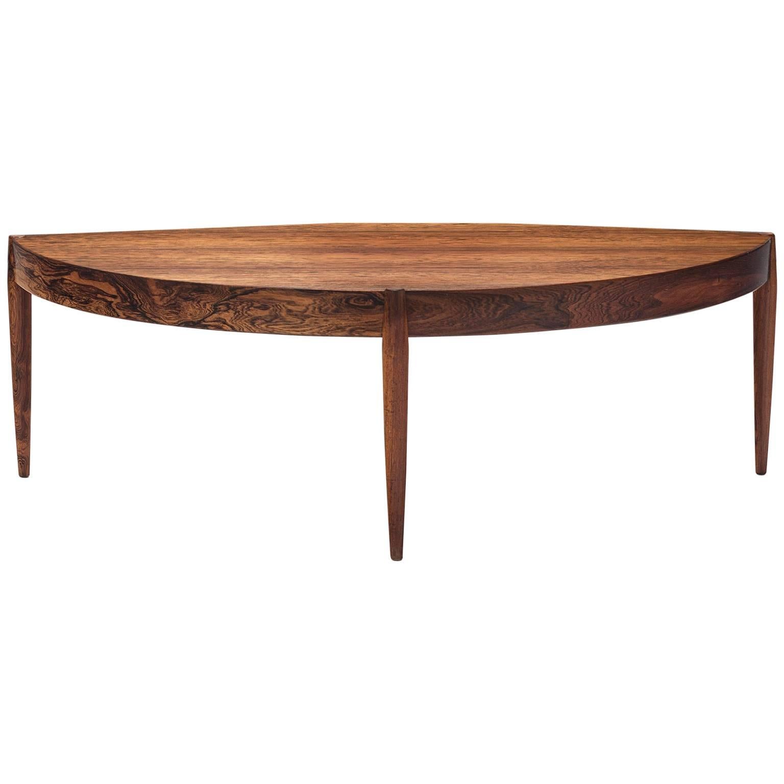 Danish Rosewood Tripod Coffee Table