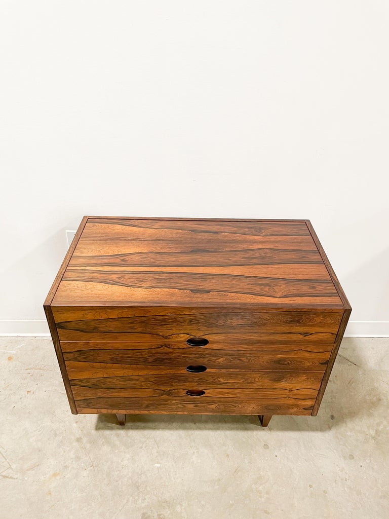 Danish Rosewood Vanity Dresser For Sale at 1stDibs