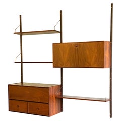 Dänische Wandleuchte aus Rosenholz von Hansen & Guldborg
