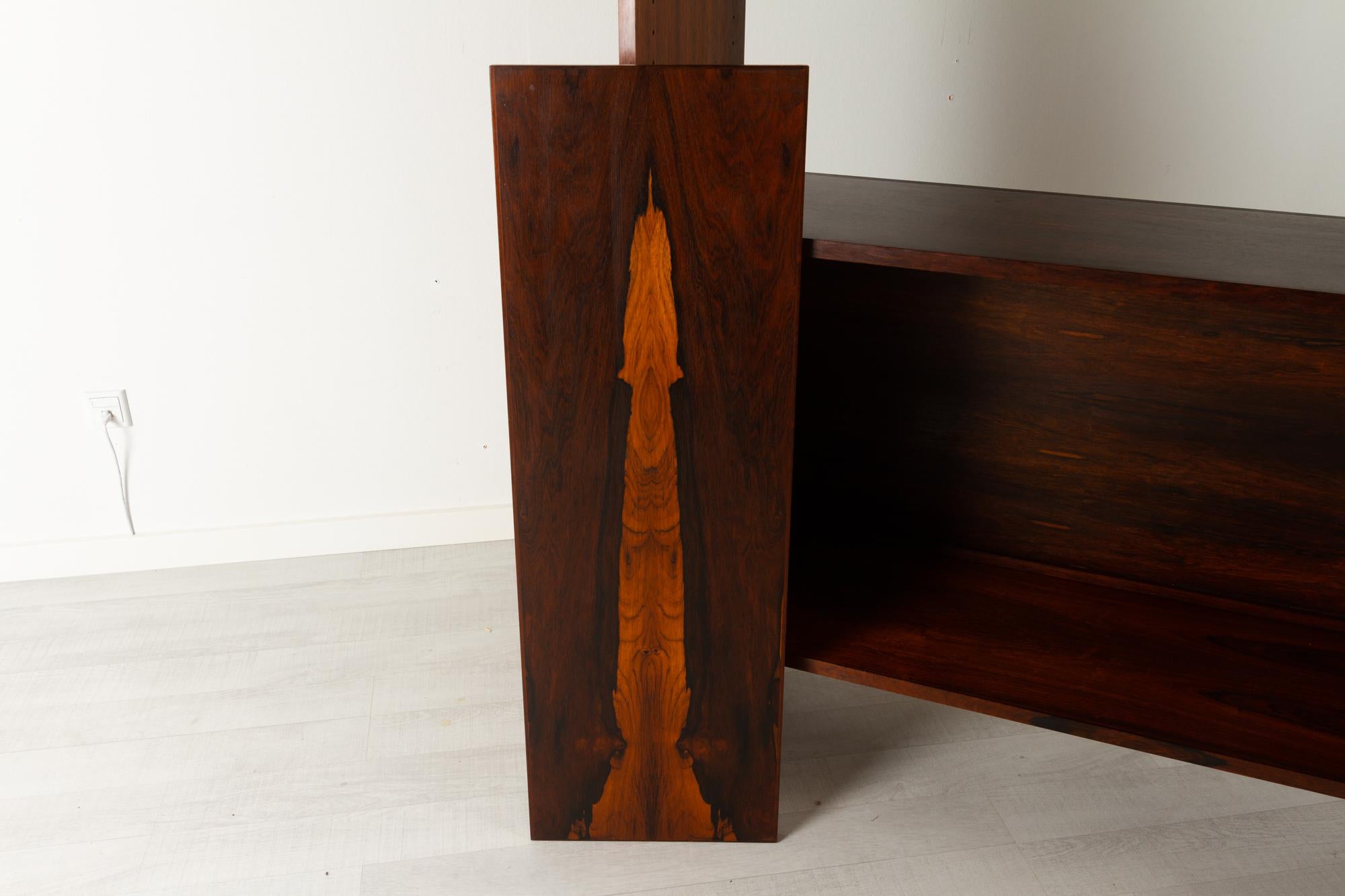 Danish Rosewood Wall Unit by HG Furniture 1960s 13