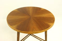 Danish Round Coffee Table, 1970s