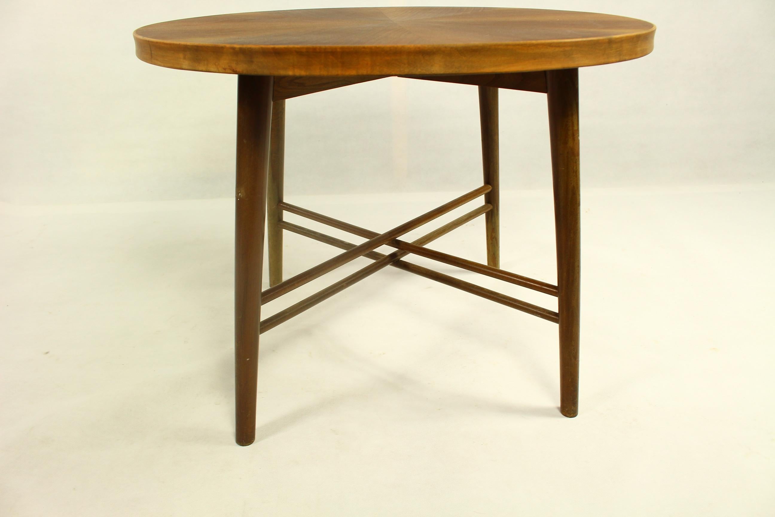 Mid-Century Modern Danish Round Coffee Table, 1970s For Sale