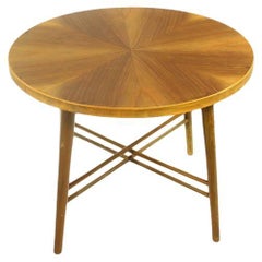 Used Danish Round Coffee Table, 1970s