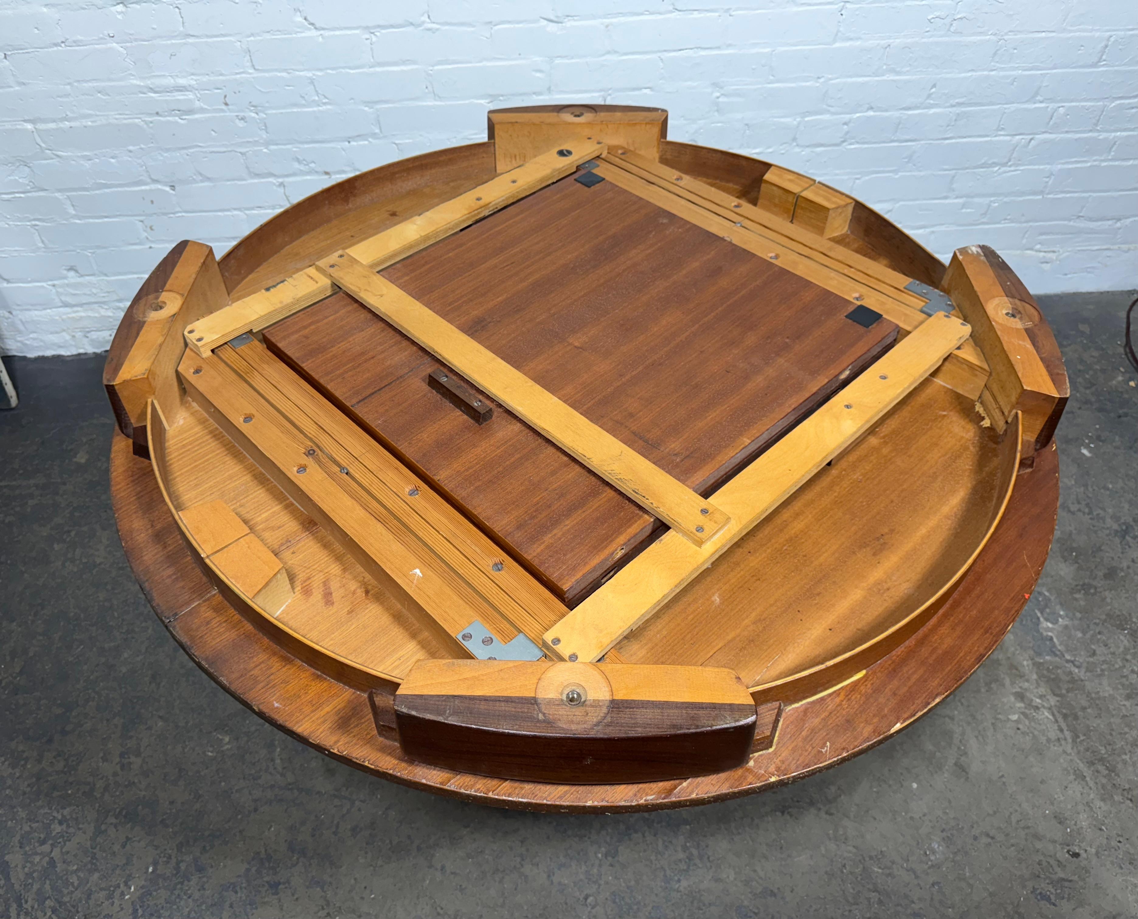 Ensemble de salle à manger danois rondette à feuilles de papillon par Hans Olsen / Frem Rojle en vente 5