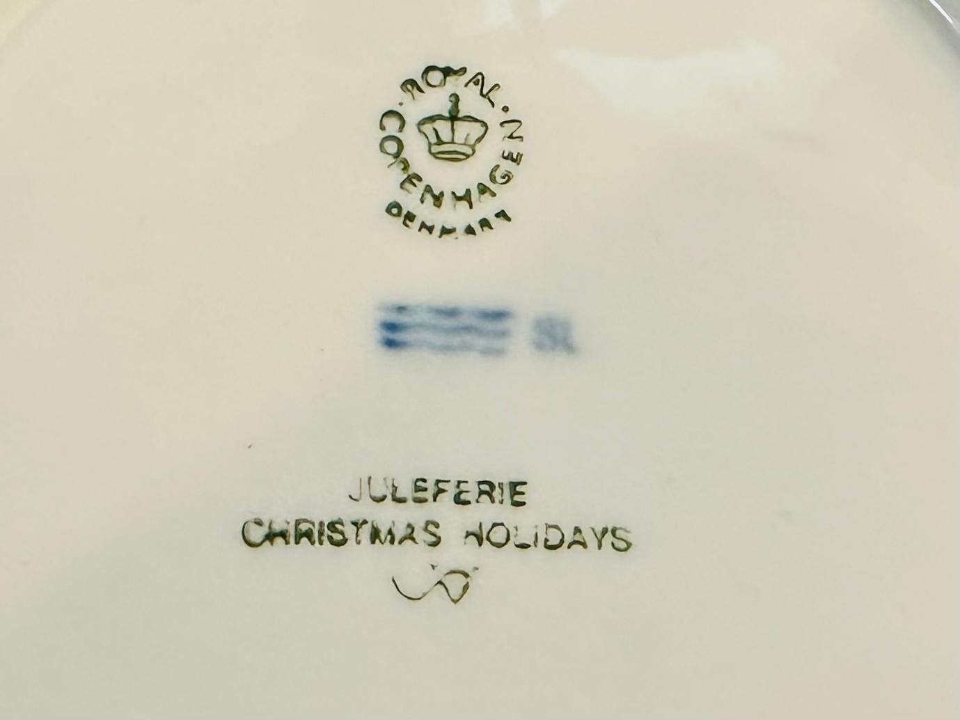 Danish Royal Copenhagen Christmas Plate 1986 - 