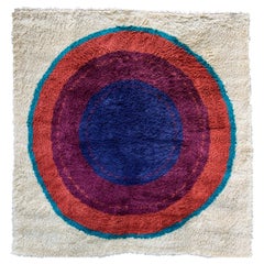 Alfombra danesa Rya Bulls-Eye de Hojer Eksport Eilton