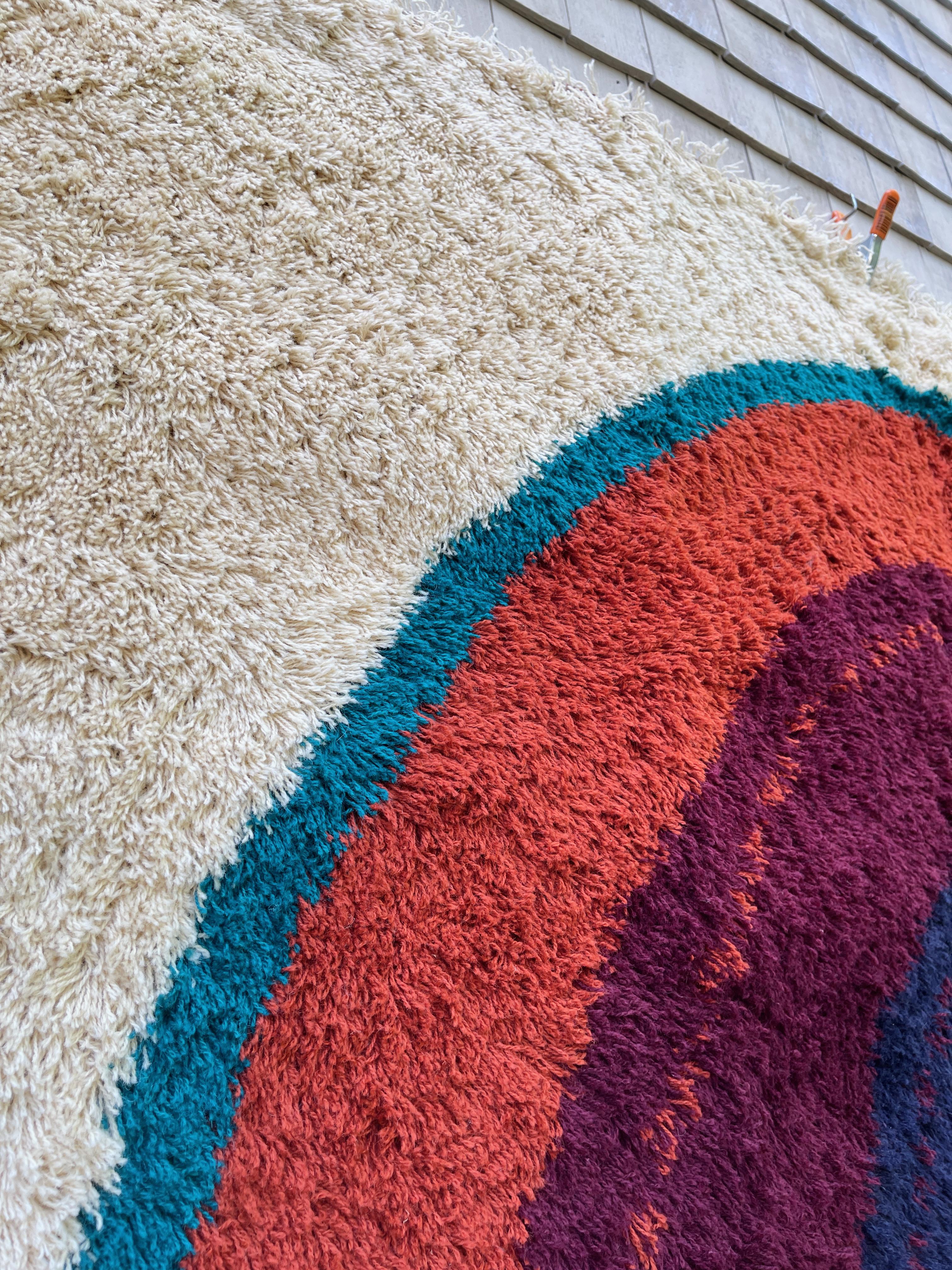Alfombra danesa Rya Bulls-Eye de Hojer Eksport Eilton en venta 7