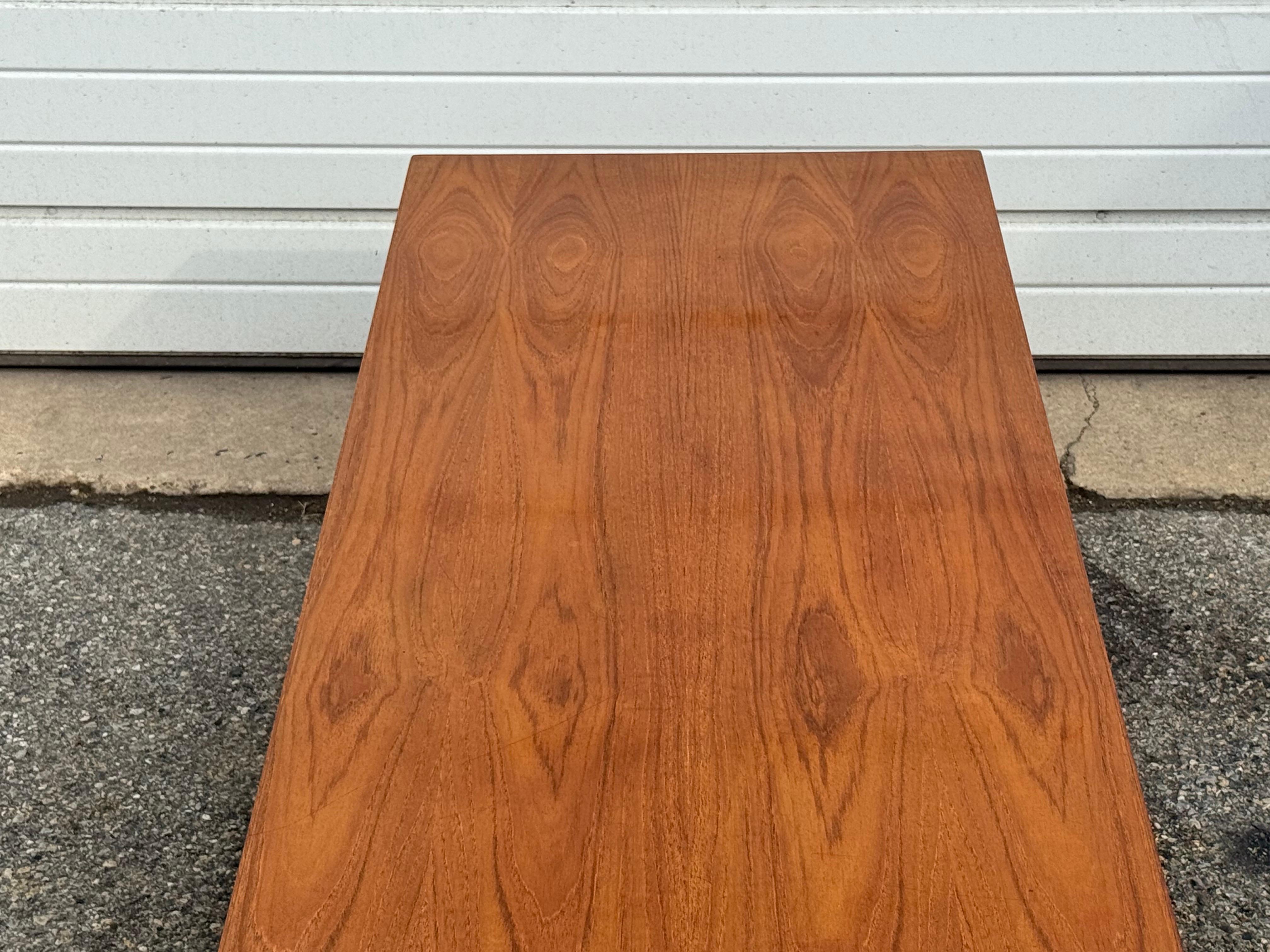 Danish/Scandanavian Modern Teak Multi Level Coffee Table in vendita 4