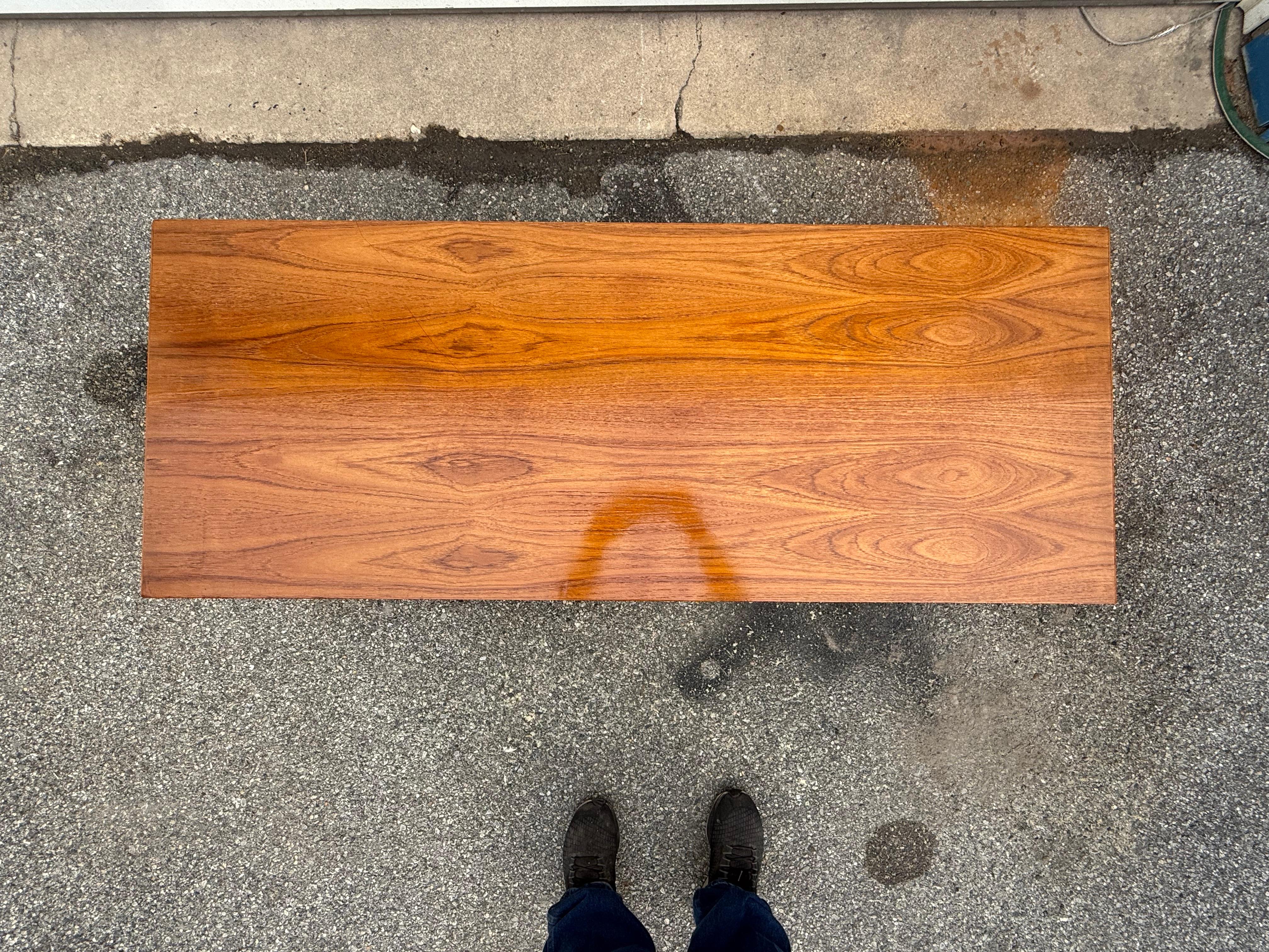 Danish/Scandanavian Modern Teak Multi Level Coffee Table in vendita 2