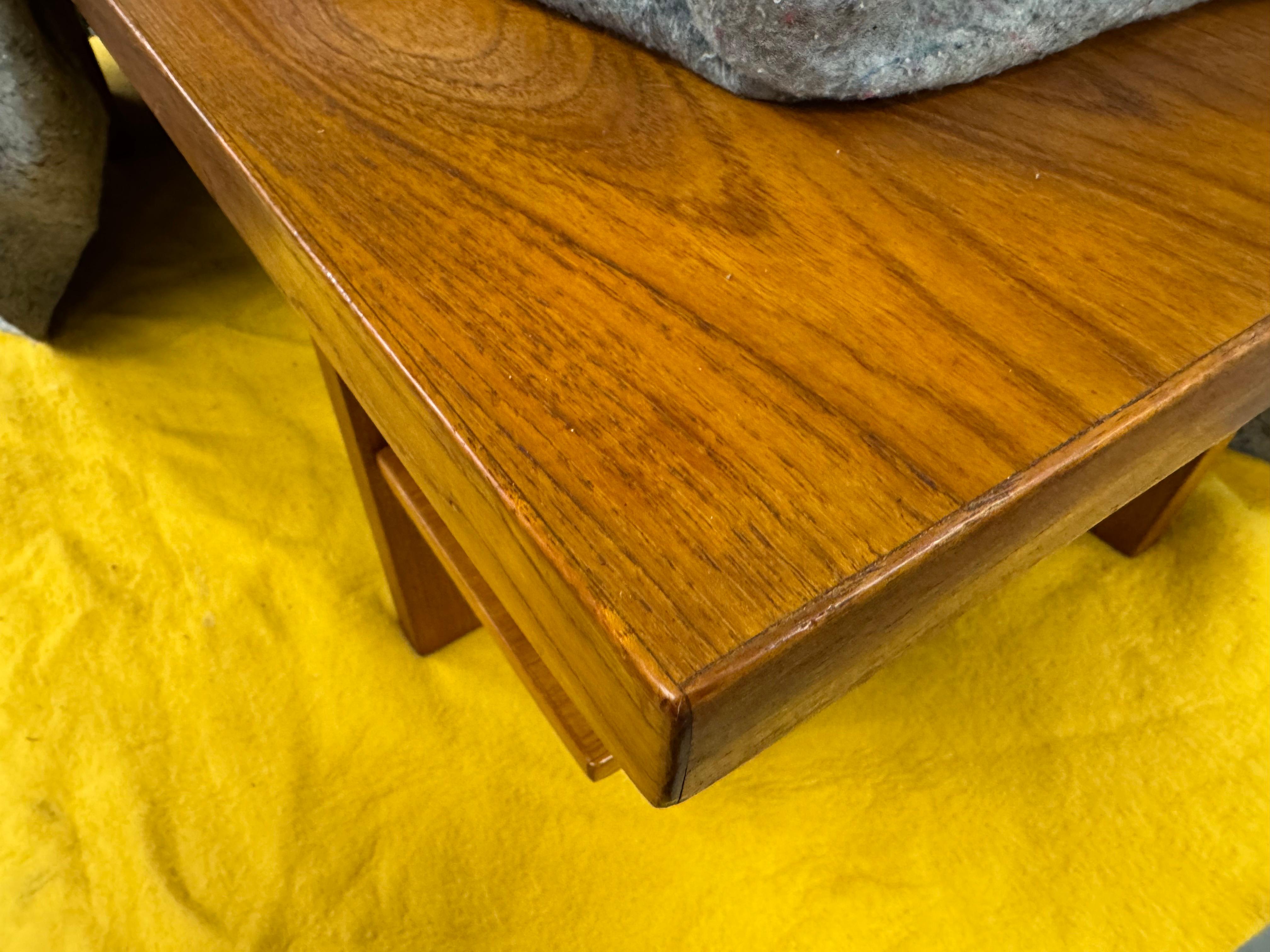 Danish/Scandanavian Modern Teak Multi Level Coffee Table in vendita 3