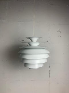 Danish Scandinavian artichoke "Barcelona" hanging pendant lamp by Bent Karlby, 1