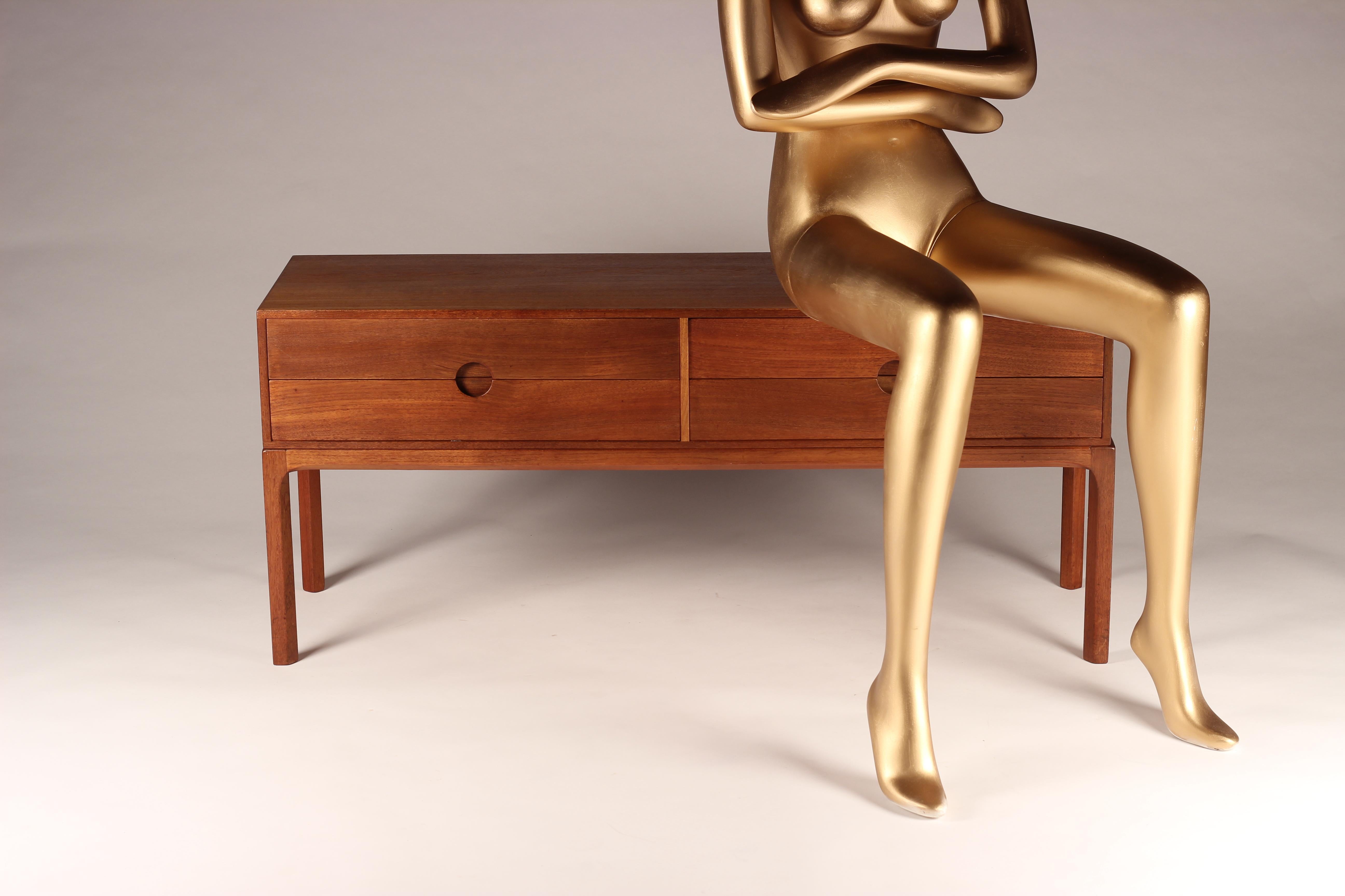 Mid-20th Century Scandinavian Modern Danish Teak Low Sideboard No 394 by Kai Kristiansen