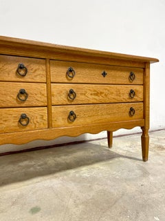 Danish Scandinavian Oak Rustic Dresser Henning Kjaernulf attrib