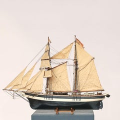 Maquette de goélette danoise, vers 1860-1880