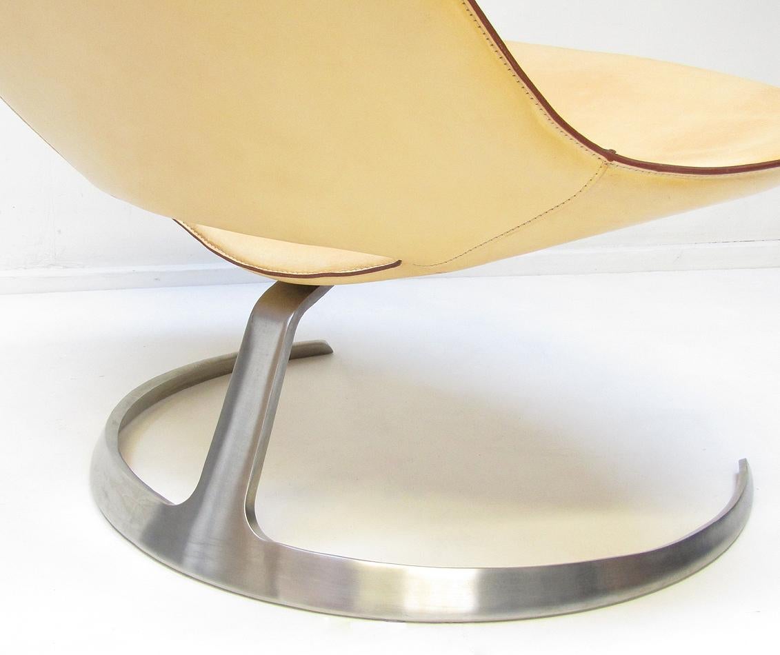 Danish Scimitar Chair by Preben Fabricius & Jørgen Kastholm for Bo Ex For Sale 3