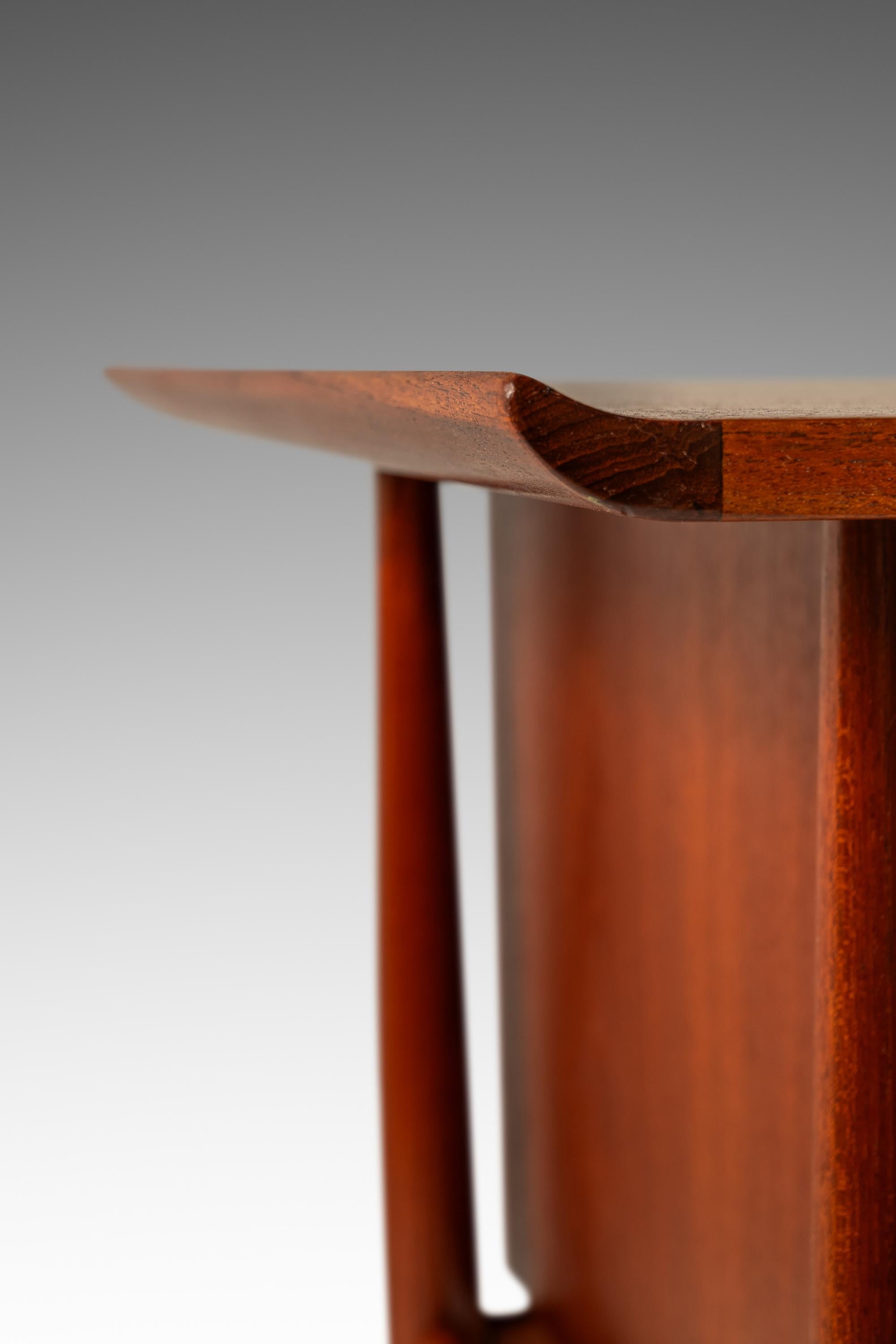 Danish Sculpted Executive Desk by Arne Vodder for H.P. Hansen, Denmark, c. 1960s 8