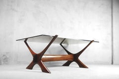 Danish Sculptured Table by Illum Wikkelsø for Soren Willadsen, 1960s