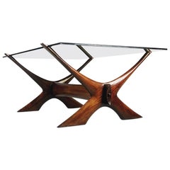 Danish Sculptured Table by Illum Wikkelsø for Soren Willadsen, 1960s