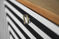 Danish Secretaire with Labyrinth Pattern by Arne Wahl Iversen for Vinde, 1960s