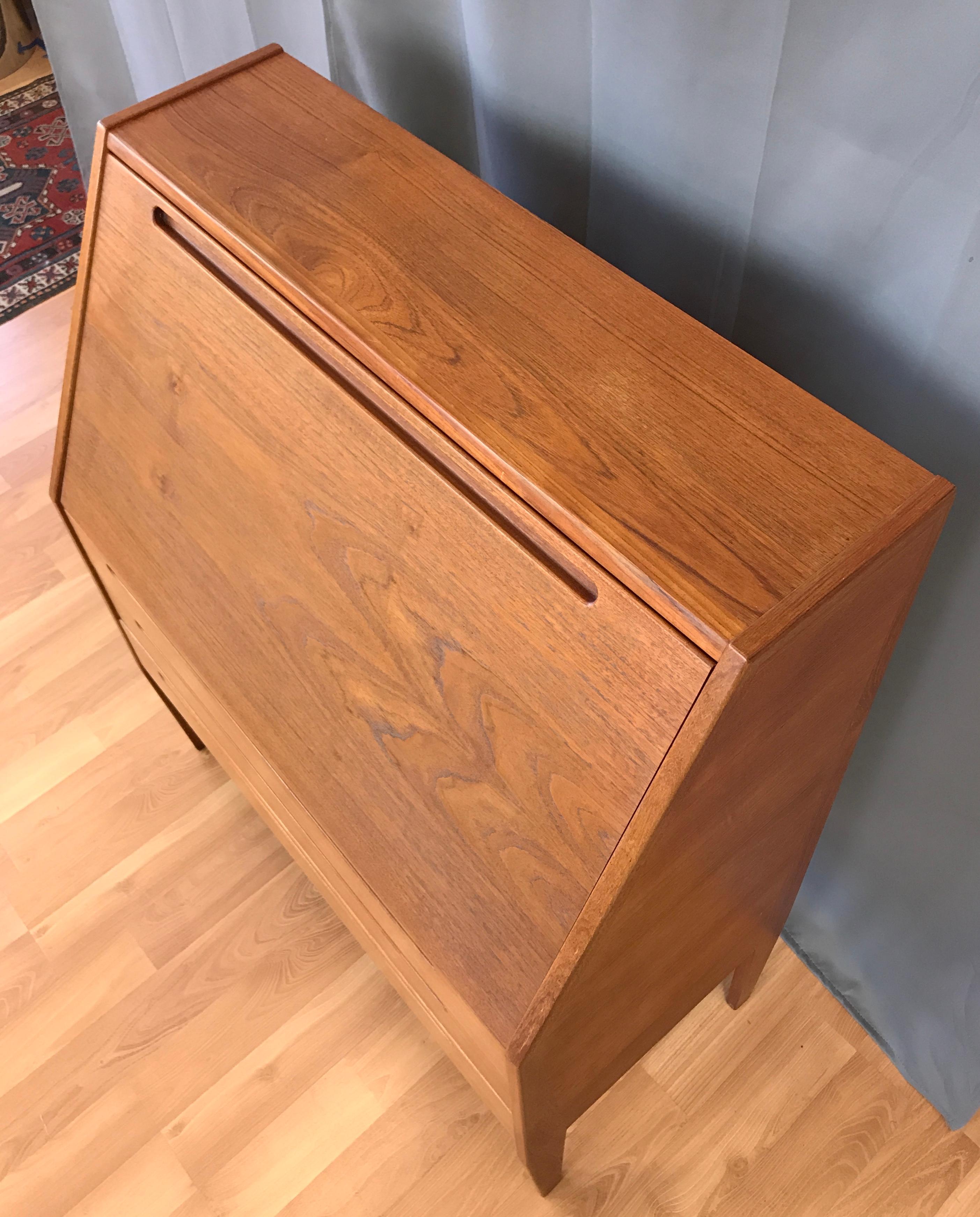 Danish Secretary by Nils Jonsson for HJN Møbler, circa 1960s In Good Condition In San Francisco, CA