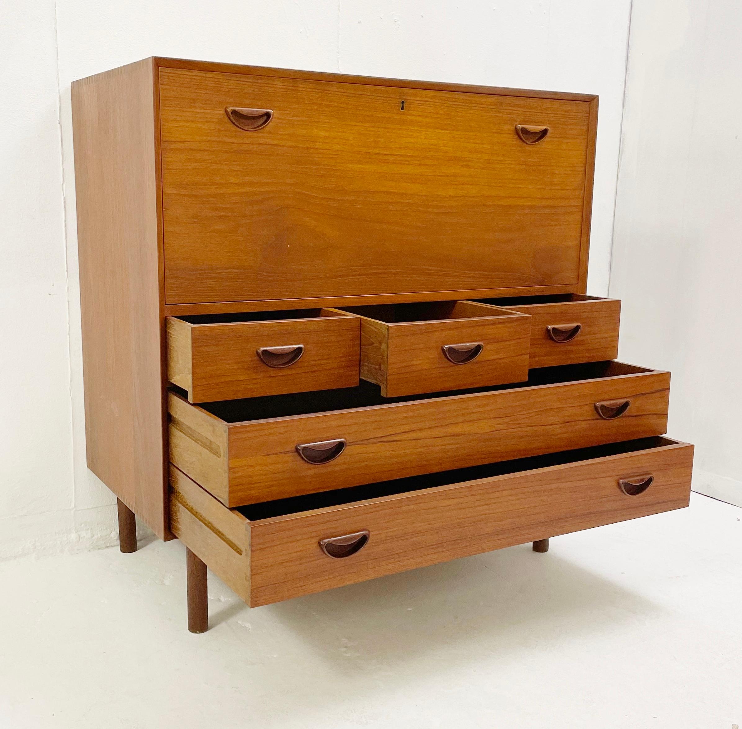 Mid-20th Century Danish Secretary by Peter Hvidt & Molgaard-Nielson John Stuart Modern