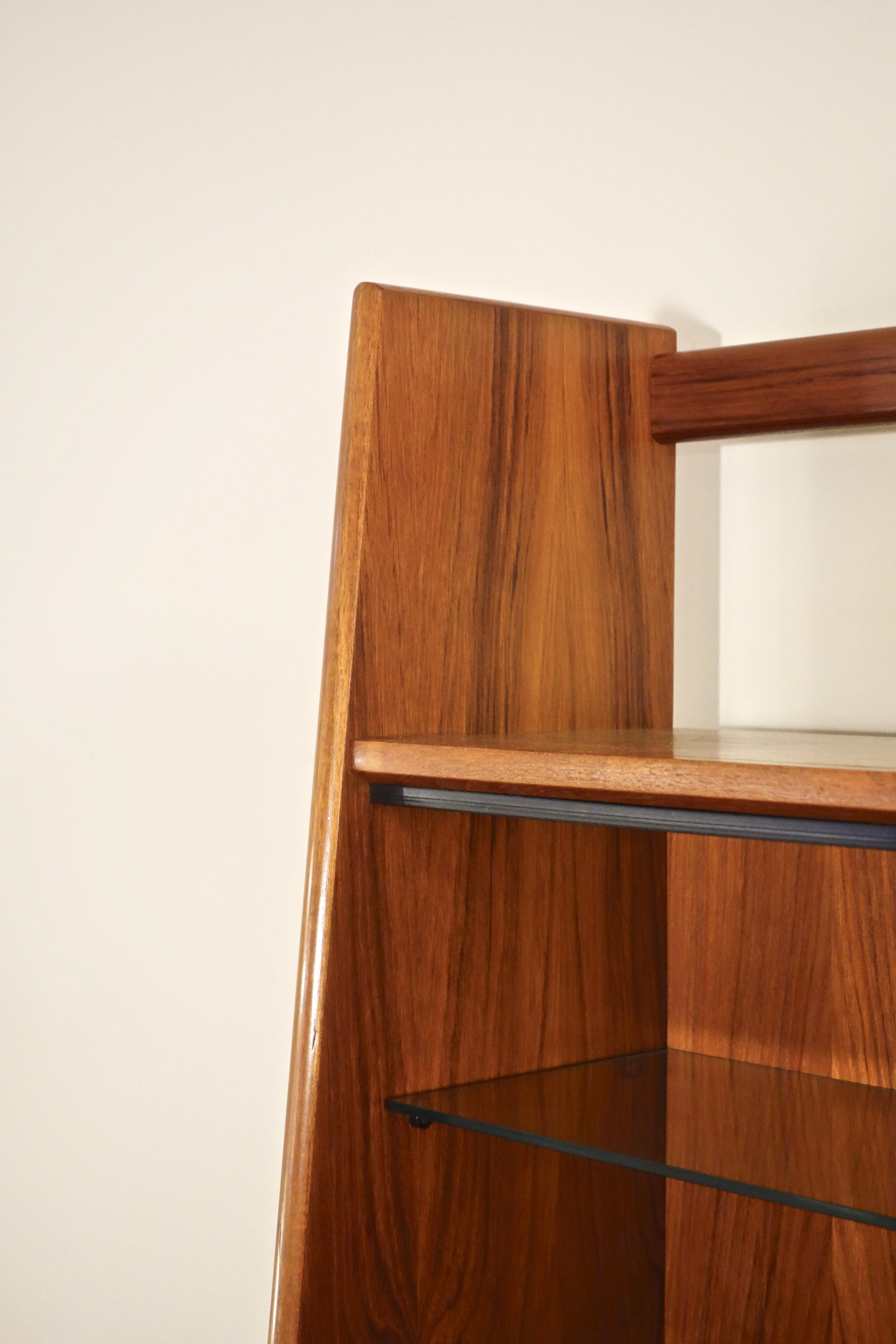 Danish secretary in light rosewood by Arne Wahl Iversen 1960's 1