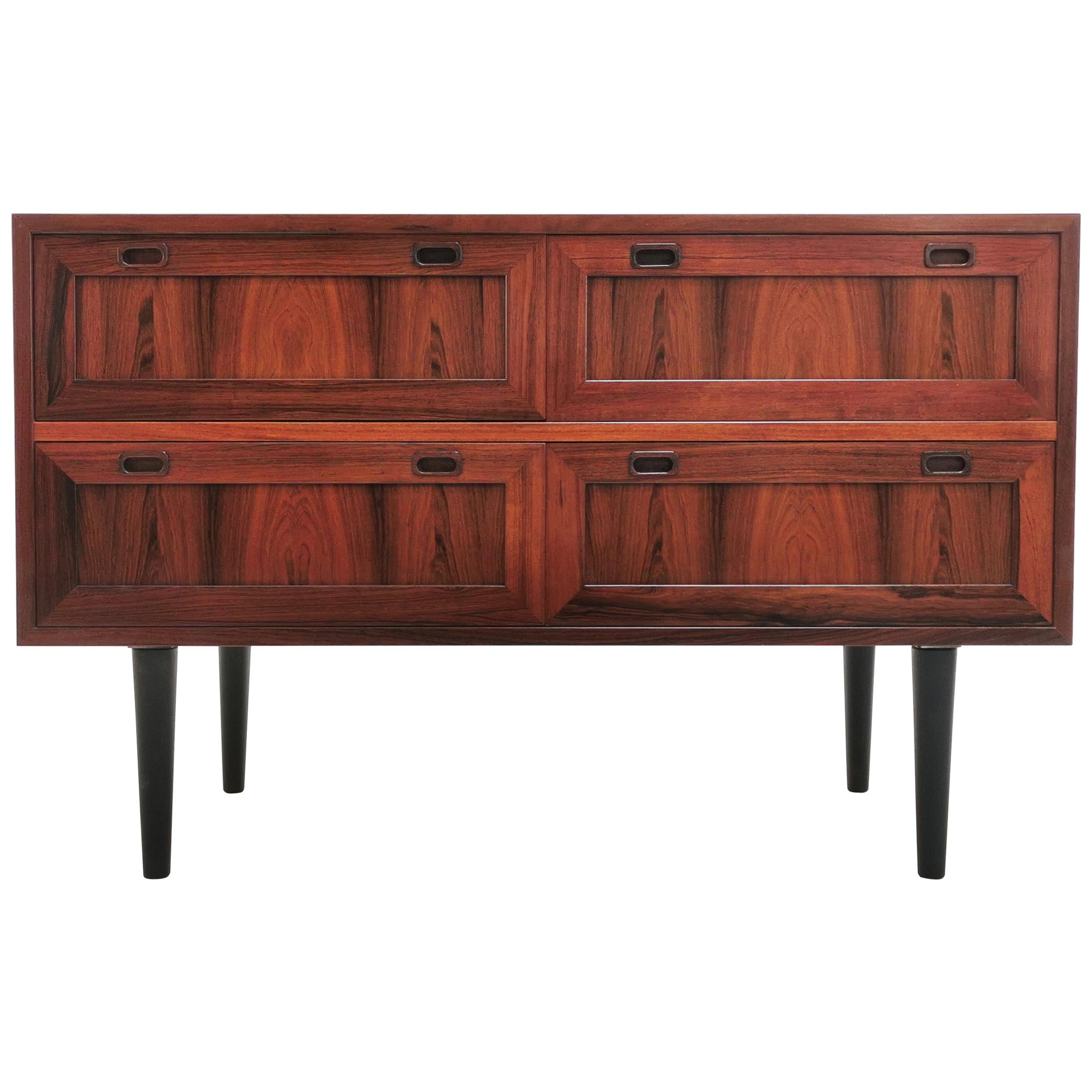 Danish Sejling Skabe Midcentury Rosewood Vintage Chest of Drawers, 1970s